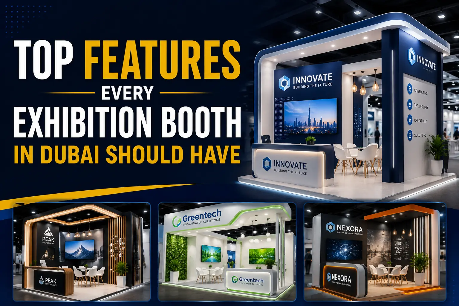 Top Features Every Exhibition Booth in Dubai Should Have