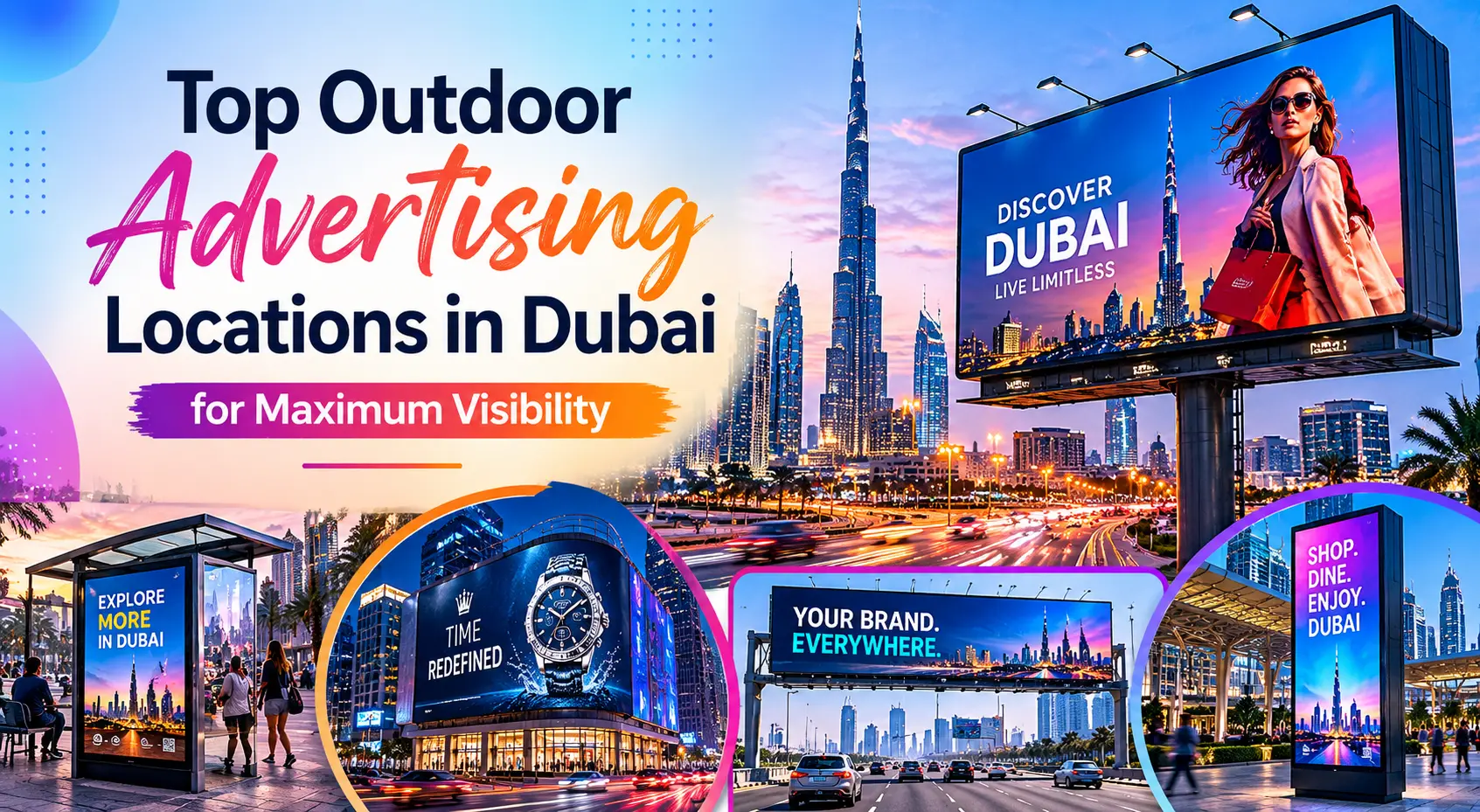 Top Outdoor Advertising Locations in Dubai for Maximum Visibility