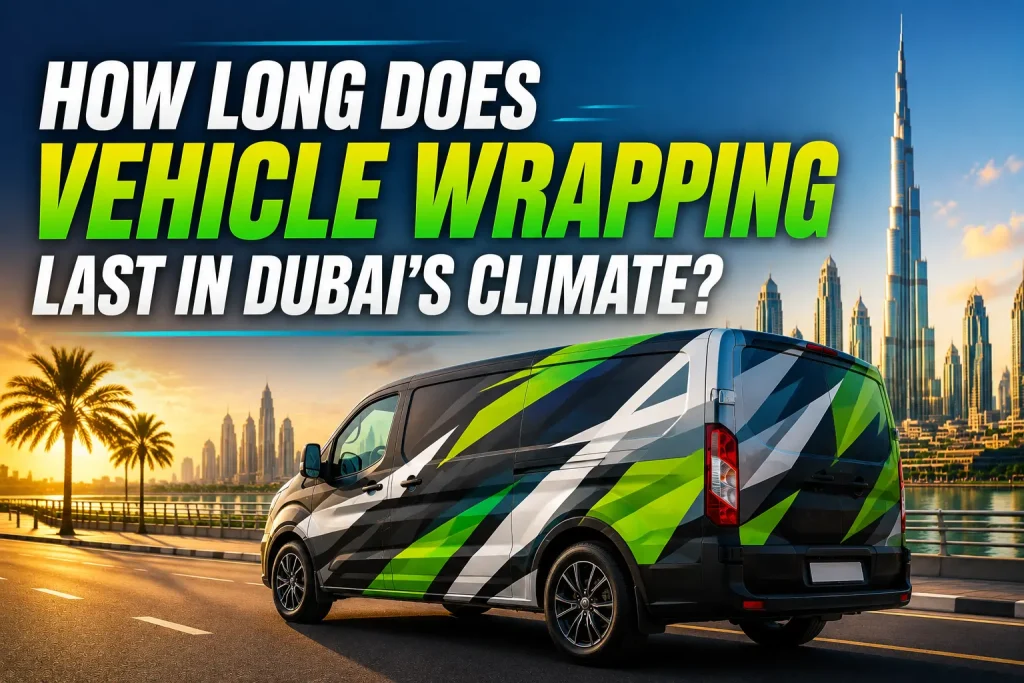 How Long Does Vehicle Wrapping Last in Dubai's Climate
